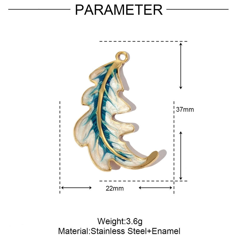 3 PCS/Package 32*37mm 304 Stainless Steel Flower Pendant Jewelry Accessories