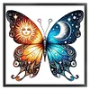 Colorful Butterfly - 11CT Stamped Cross Stitch - 49*45cm