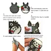 Totoro - Stamped Bead Embroidery - Keychain