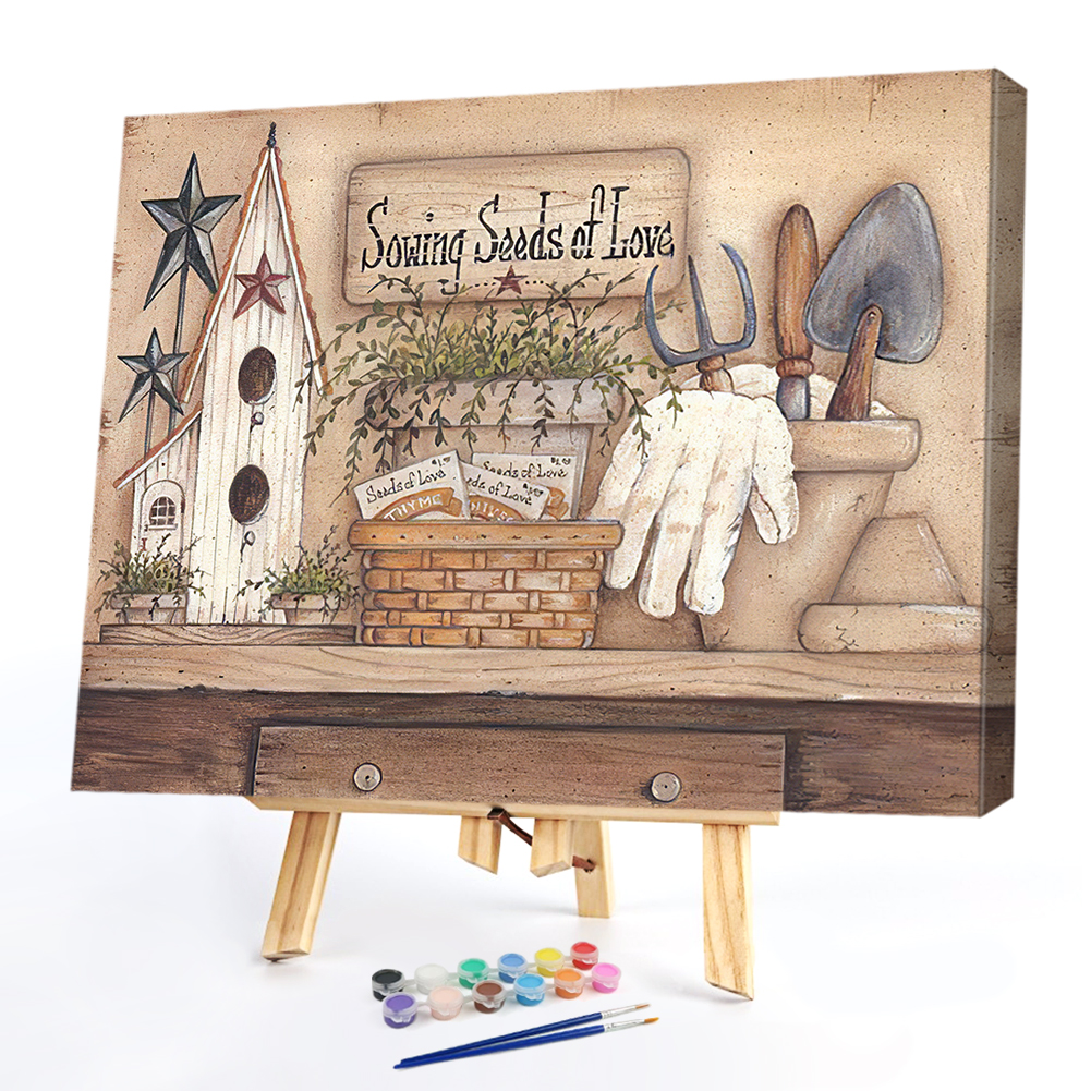 

50*40CM - Paint By Numbers - Household Items, 501 Original