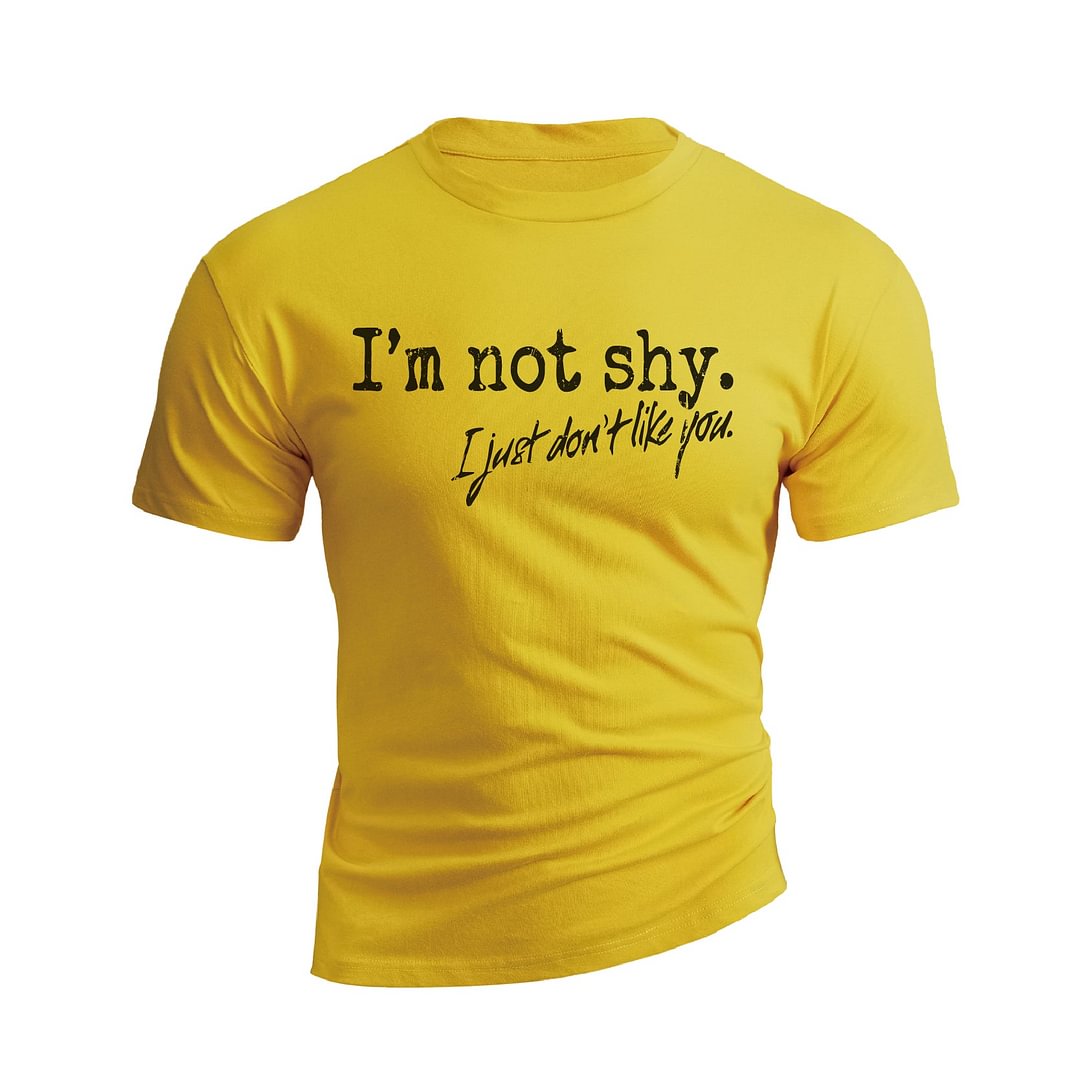 I AM NOT SHY GRAPHIC TEE