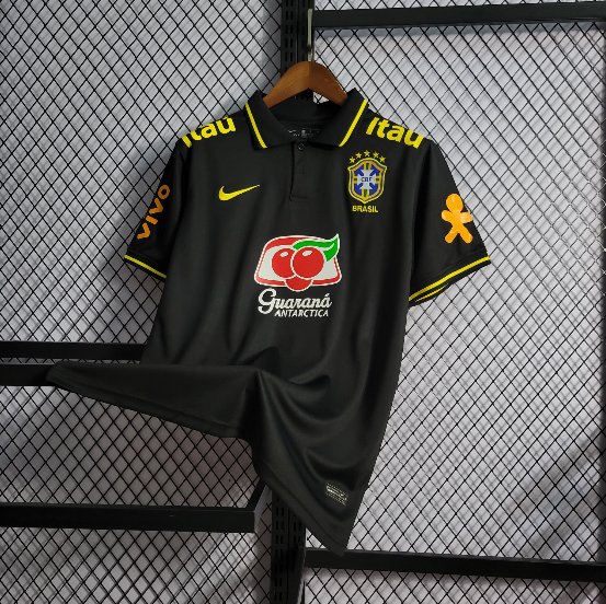 2022 POLO Brazil Black Football Shirt
