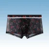 Ultra-thin Printed Ice Silk Mesh Boxer Briefs