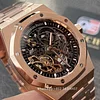 Audemars Piguet Royal Oak 15407OR.oo.1220OR.01 Skeleton Grey Openworked Dial 41Mm Rose gold Super Clone