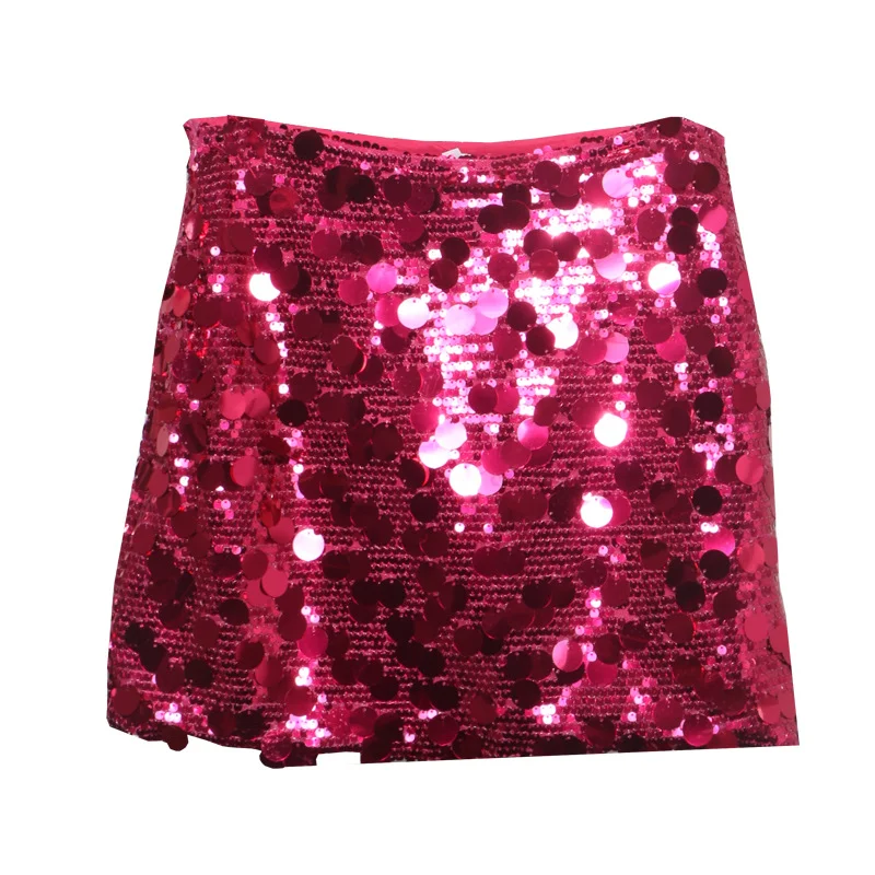 Nigikala Nigikala Shooting Heavy Industry Glitter Bling Bling Dress Babes Night Shop High-Waisted Ass A Short Skirt 1029