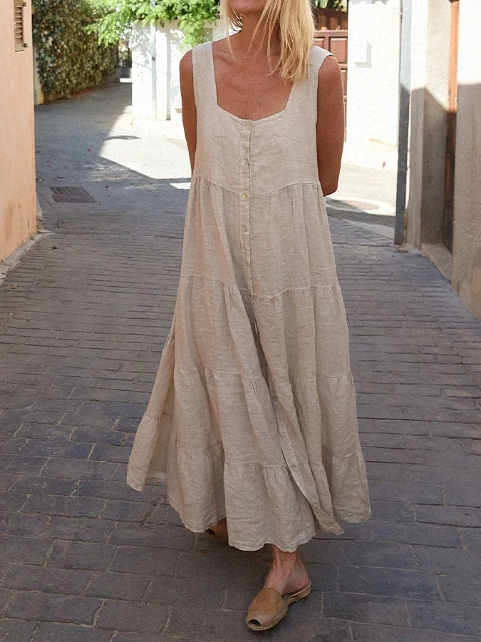 Women's casual holiday sleeveless dress