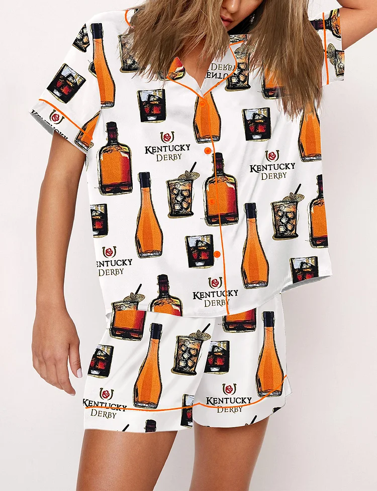 Women's Kentucky Derby Derby Day Bourbon Pajama Set