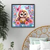 Diamond Painting-5D Full Round Drill Cartoon Owl(40x40cm)