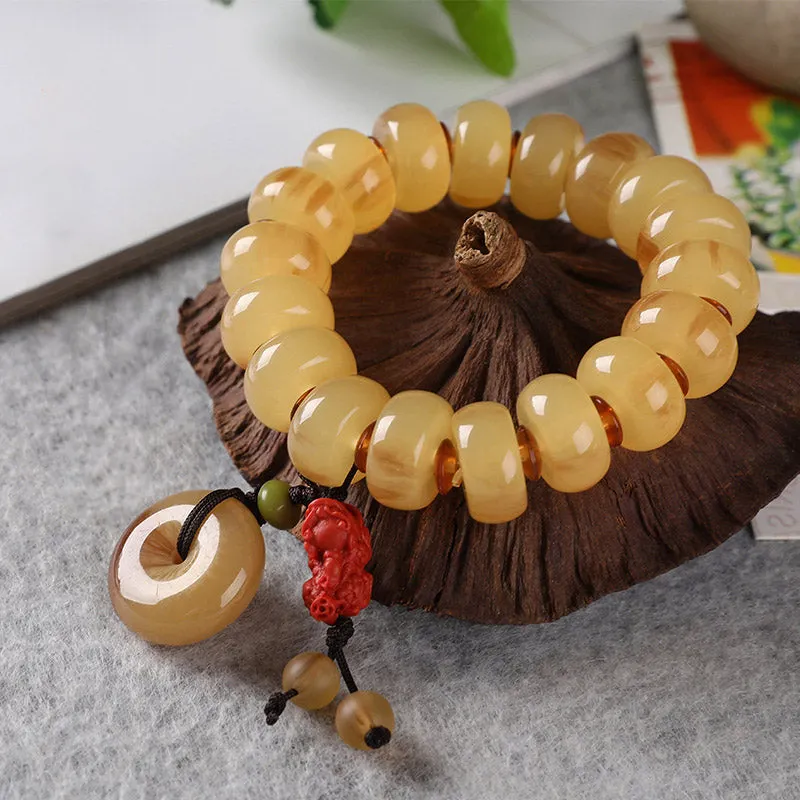Tibetan Sheep Horn Lucky Bracelet