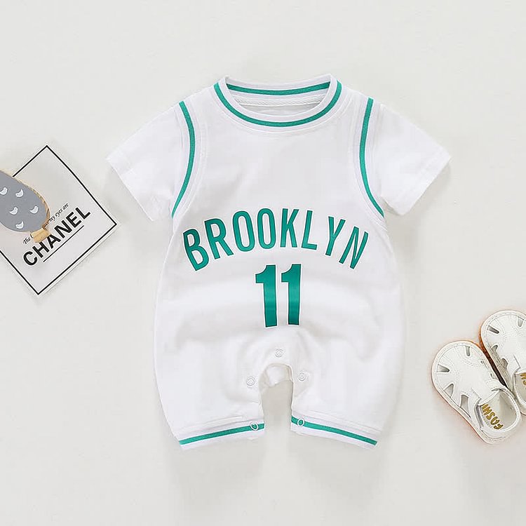BROOKLYN Baby Color Block Romper