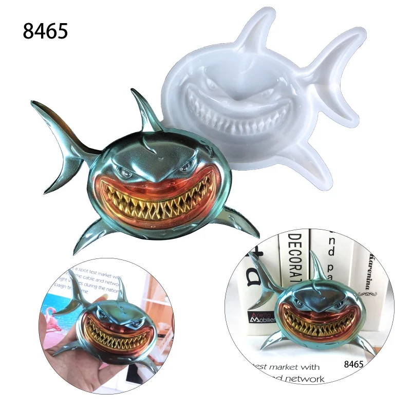 Shark Wall Decoration Pendant Silicone Mold