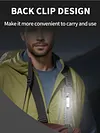 LED Ultra Slim Flashlight with Pen Clip Portable Pocket Flashlight for Hiking