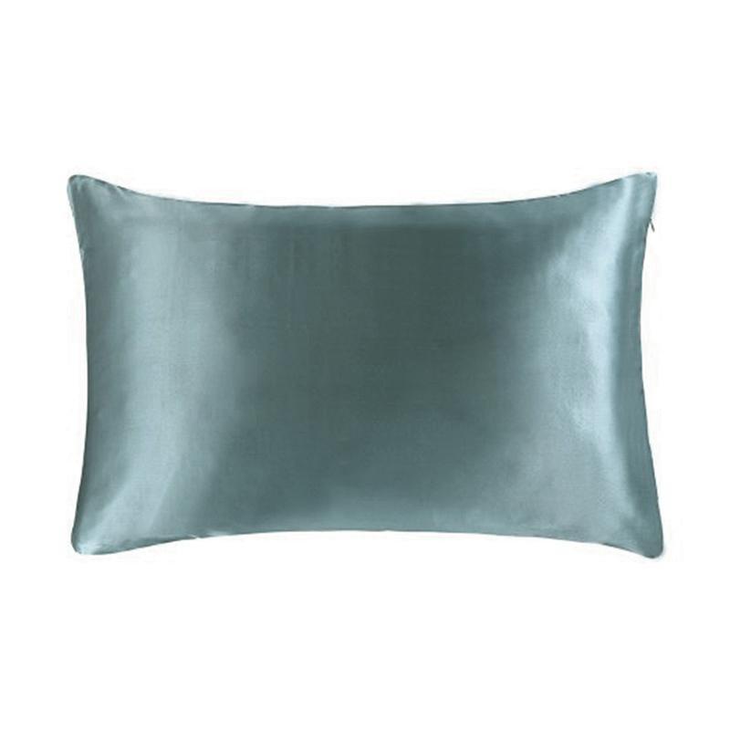 25 Momme Both Sides In Mulberry Silk Pillowcase Light Blue