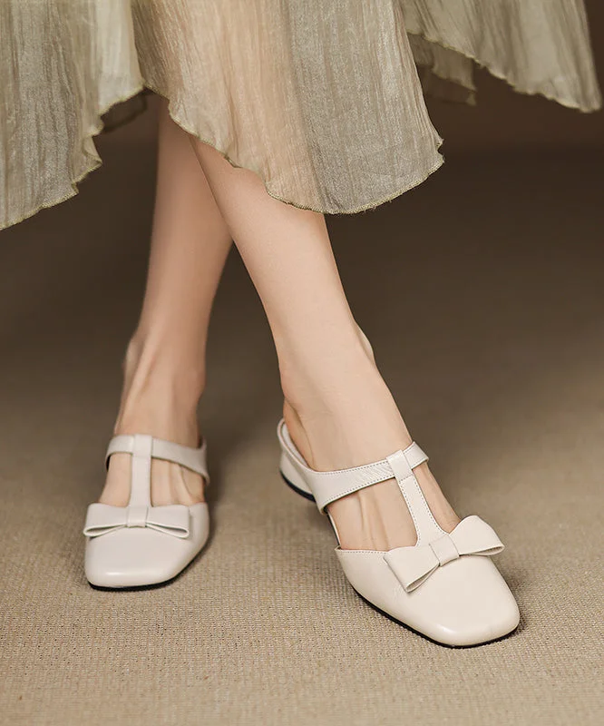 Light Blue Sheepskin Splicing Hollow Out Slide Sandals