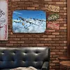 Avion - Panneaux en &eacute;tain m&eacute;tallique(20*30cm/30*40cm) - Garage