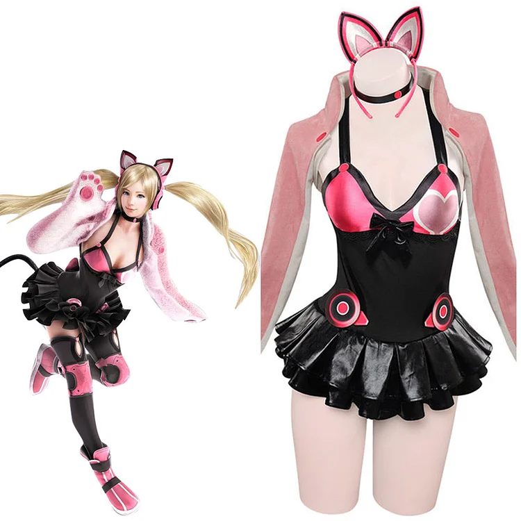 Tekken 7 Lucky Chloe Sexy Cosplay Costume Outfits Halloween Carnival Party Disguise Suit