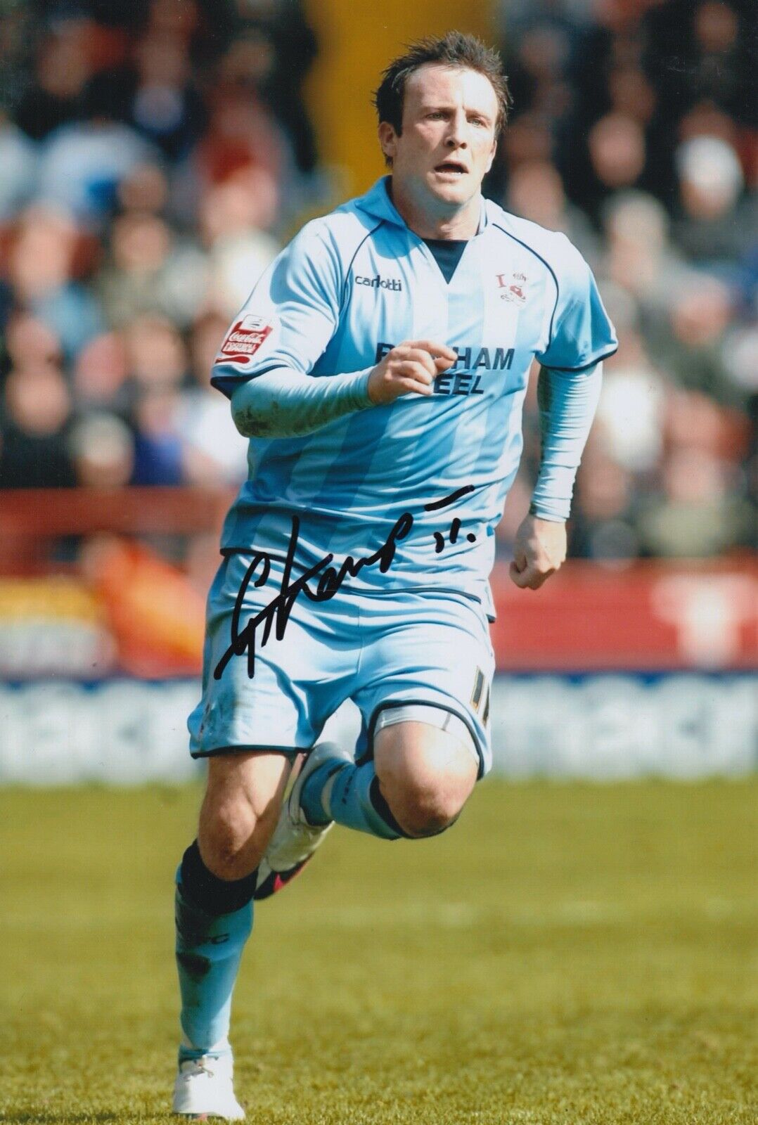 Garry Thompson Hand Signed 12x8 Photo Poster painting - Scunthorpe United Football Autograph 3.