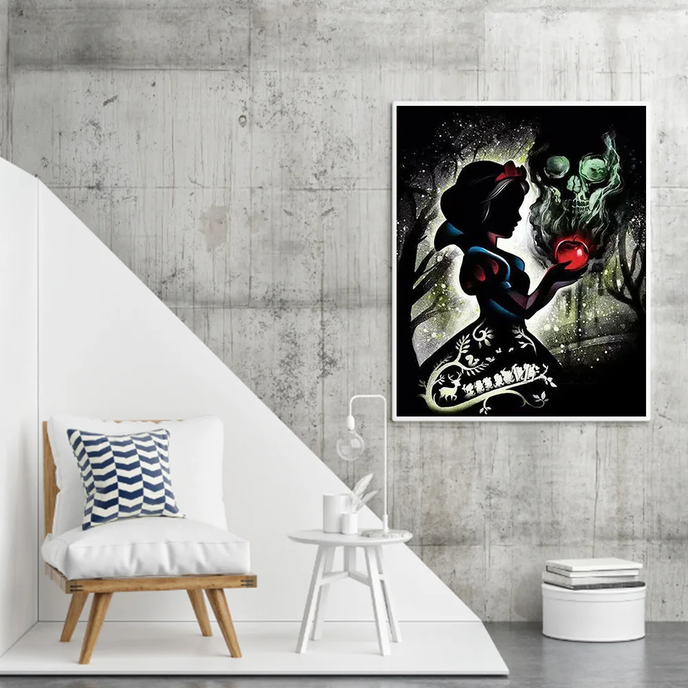 Full Round Diamond Painting 40*50cm - Silhouette