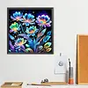 Diamond Painting -DIY Round Drill Colorful Flowers(40x40cm)