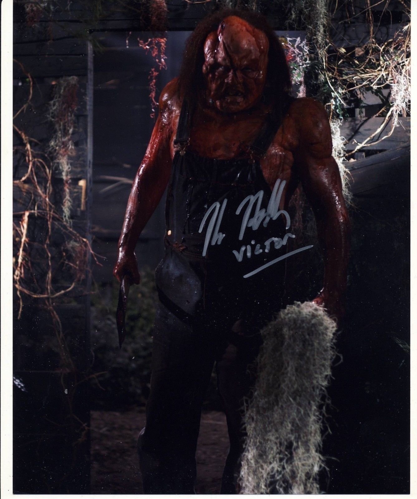 Kane Hodder Autograph HATCHET VICTOR CROWLEY Signed 10x8 Photo Poster painting AFTAL [5224]