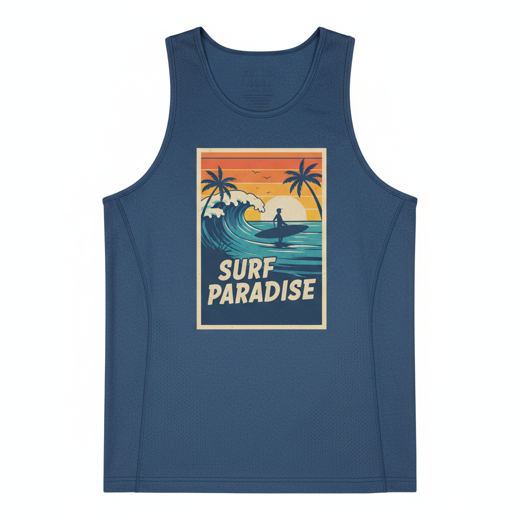 thesupersurf Blue Surf Paradise Tank Top 
