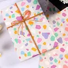 Colorful Heart Rainbow Gift Packaging Wrapping Paper