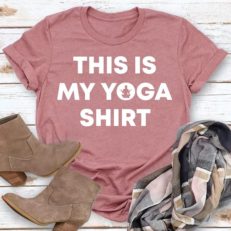 This is my yoga shirt T-Shirt Tee-05140-Annaletters