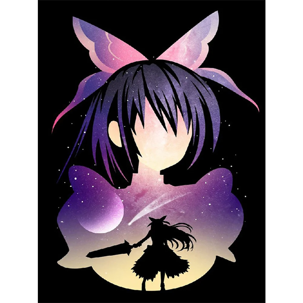 DIY Paint By Number 30*40cm - People Silhouette