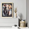 (Stamped/Counted) Watercolor Elephant-11CT/14CT Cross Stitch 40*53cm