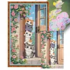 Cat-11CT Stamped Cross Stitch 52*83cm/20.47*32.68in (Big Size) tapestrymarket