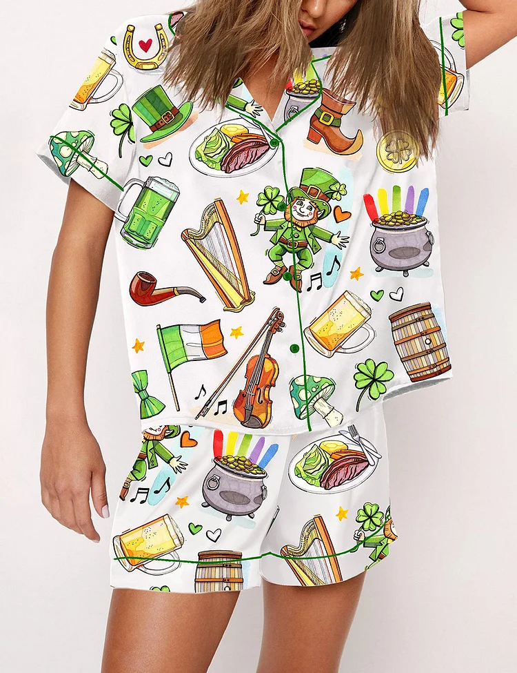Women's St. Patrick's Day Pajama Set
