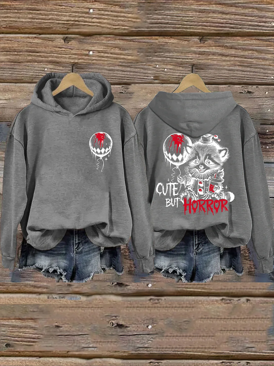 Cute But Horror Halloween Hoodie
