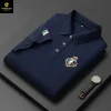 New Style Embroidered Lapel Simple Casual Cotton Polo Shirt