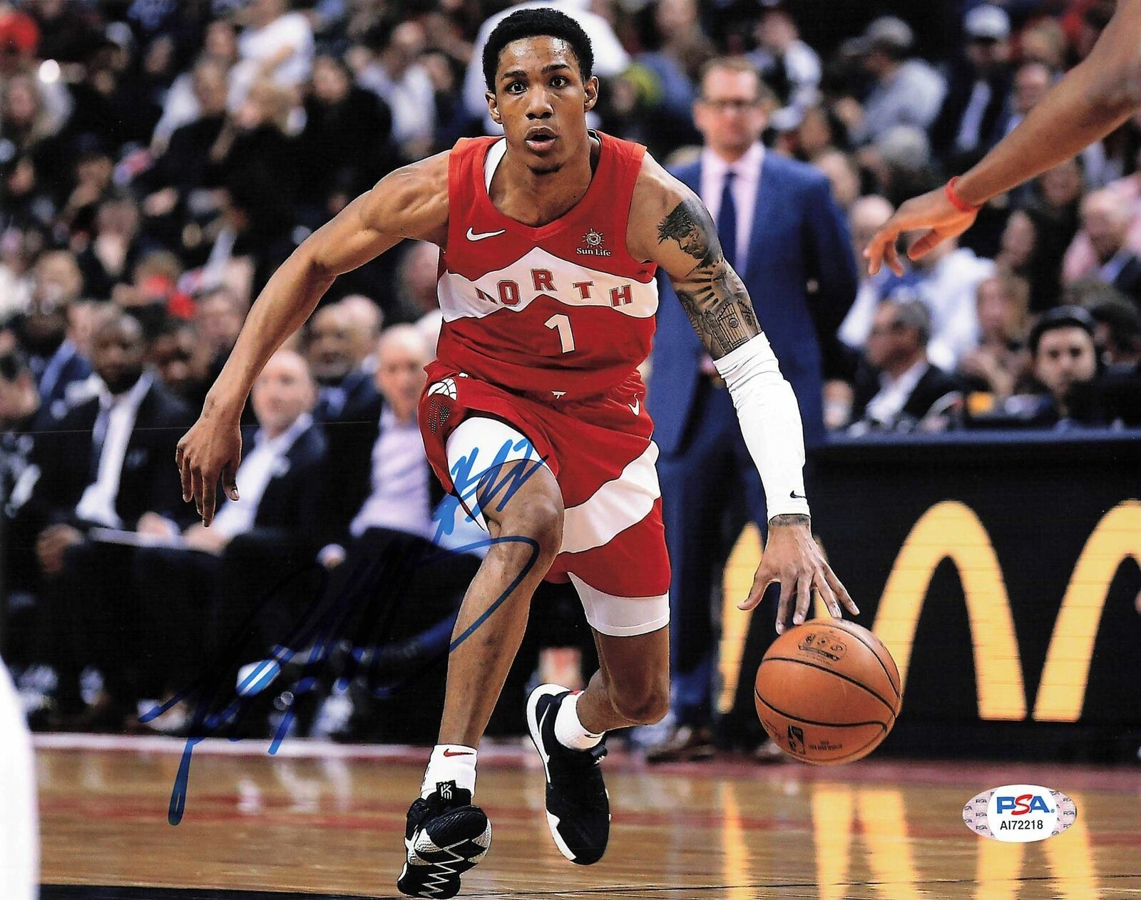 Patrick McCaw signed 8x10 Photo Poster painting PSA/DNA Toronto Raptors Autographed