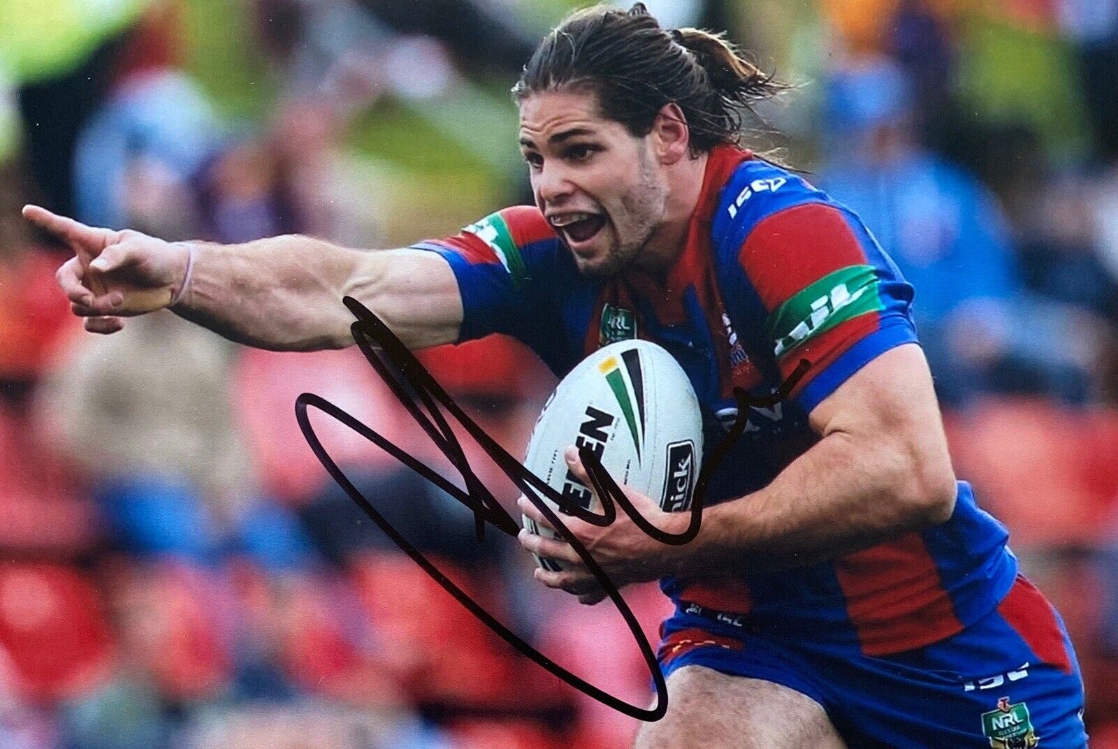 Jake Mamo Genuine Hand Signed 6X4 Photo Poster painting - Newcastle Knights