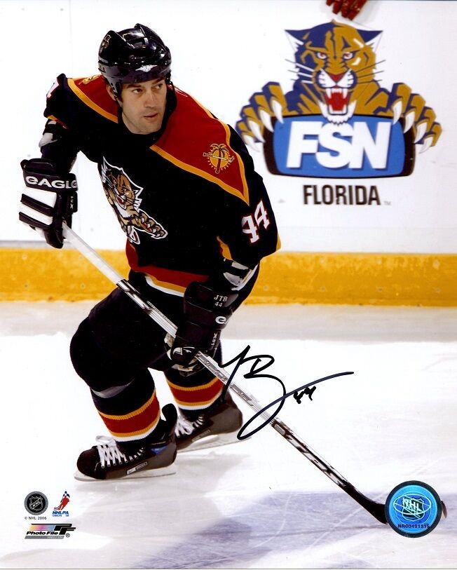 NHL Star TODD BERTUZZI Signed Photo Poster painting