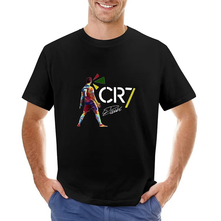 Cristiano Ronaldo Inspired Signature Men's Soccer Culture Tee