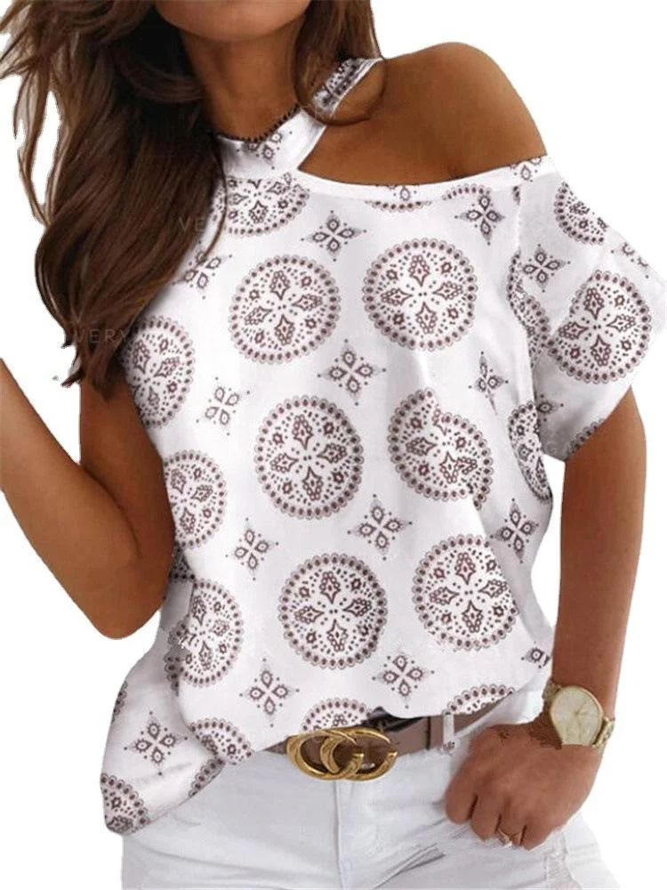 Women Half Sleeve V-neck Solid Color Dress