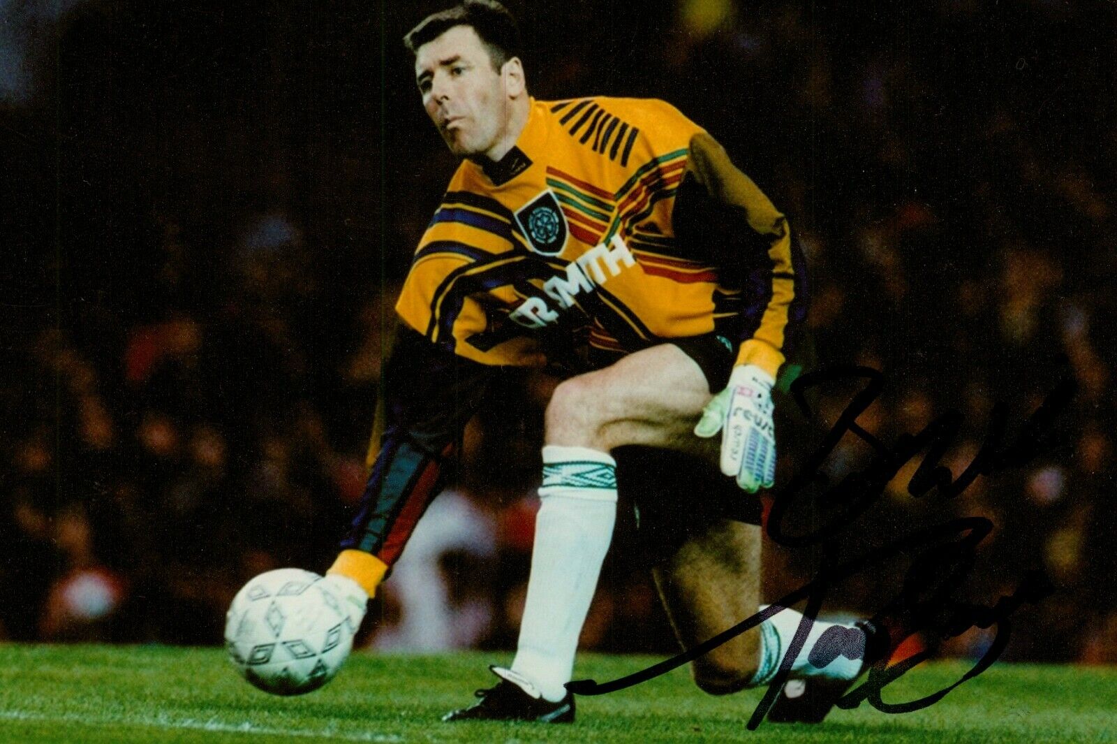 Pat Bonner Signed 6x4 Photo Poster painting Celtic Republic of Ireland Goalkeeper Autograph +COA