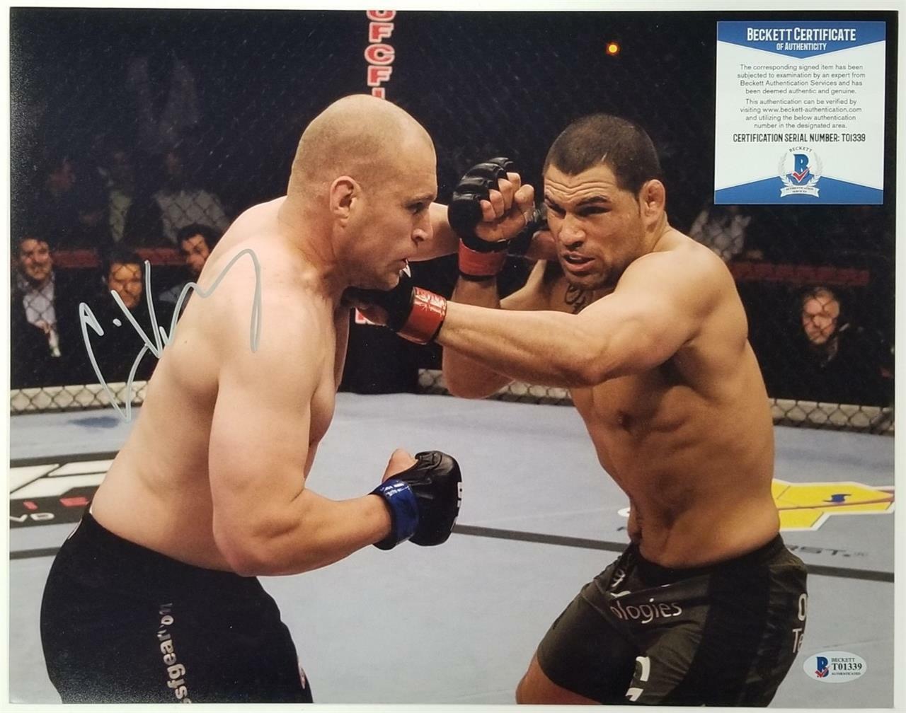 Cain Velasquez signed UFC 11x14 Photo Poster painting Autograph (C) ~ Beckett BAS COA