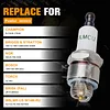 Powtol RCJ8Y Spark Plug for Champion RCJ6Y RCJ7Y,NGK 6703 BPMR7A BPM7C,TORCH L7RTC, BOSCH WSR6F,Stihl MS250 MS170 MS180 MS290 Chainsaw
