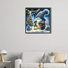 >SALE<5D DIY Full Round Drill Partial AB Diamond Painting Gnome Kit Art Decor 50x50cm