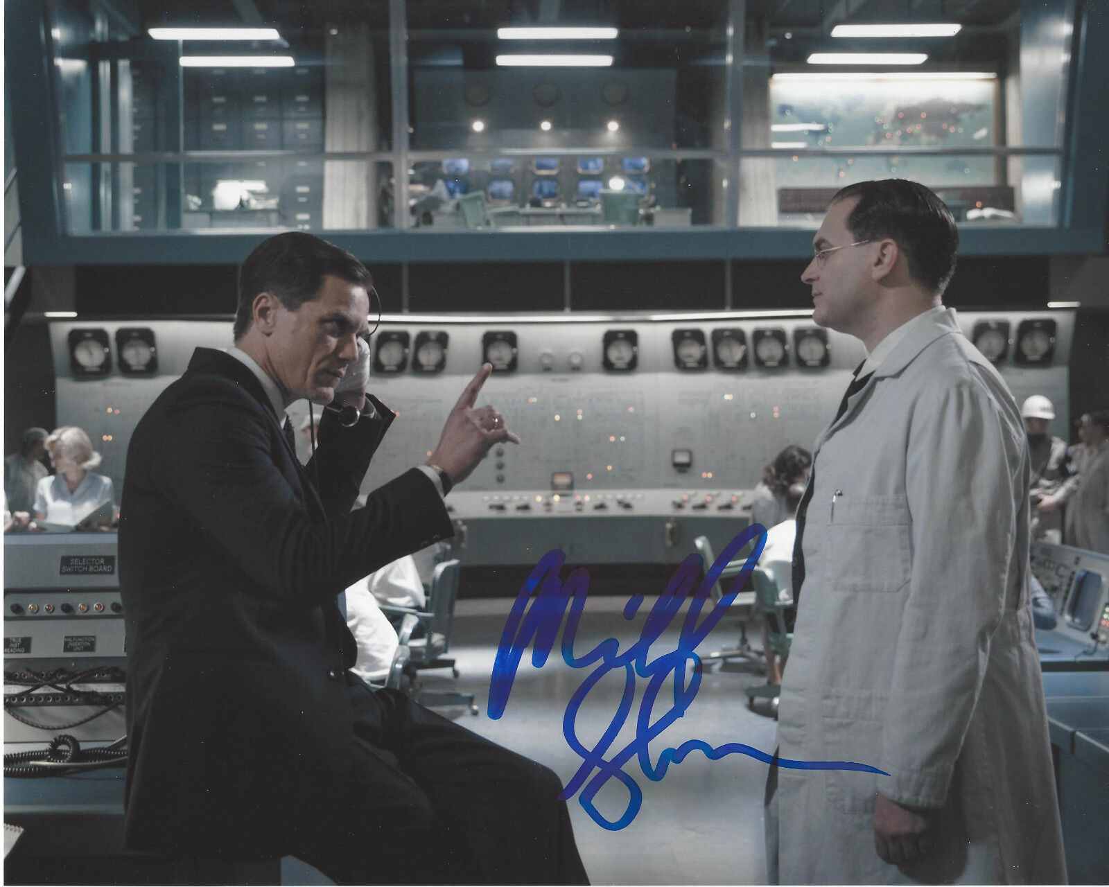 MICHAEL SHANNON SIGNED AUTHENTIC 'THE SHAPE OF WATER' 8X10 Photo Poster painting w/COA PROOF