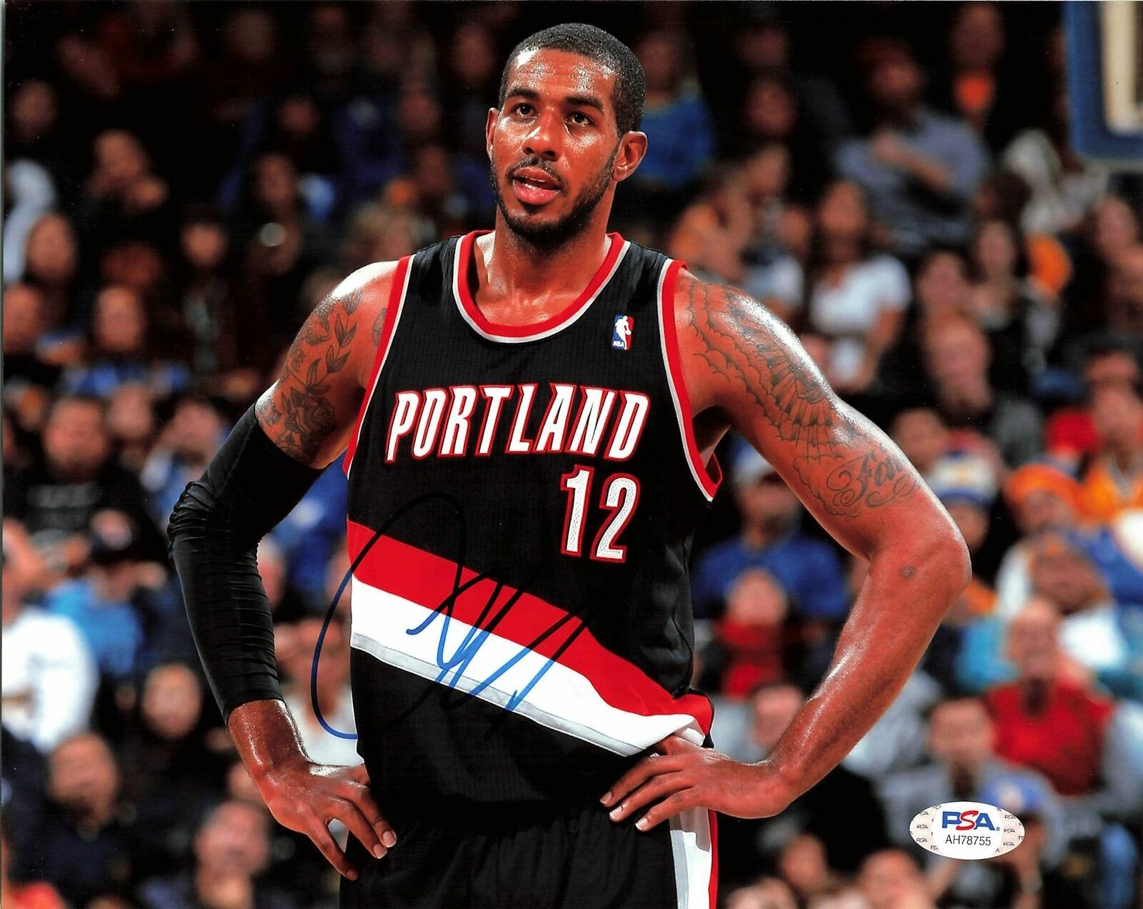 LaMarcus Aldridge signed 8x10 Photo Poster painting PSA/DNA Portland Trailblazers Autographed