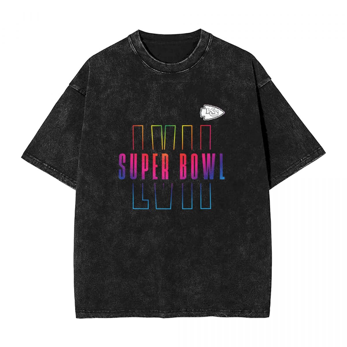 Kansas City Chiefs Super Bowl LVII Open Sky Vintage Oversized T-Shirt Men's