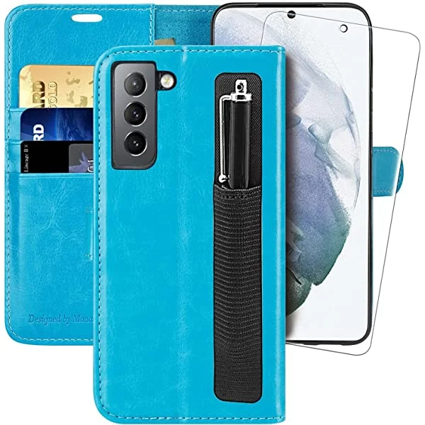MONASAY Samsung Galaxy S21 5G Wallet Case, 6.2 inch