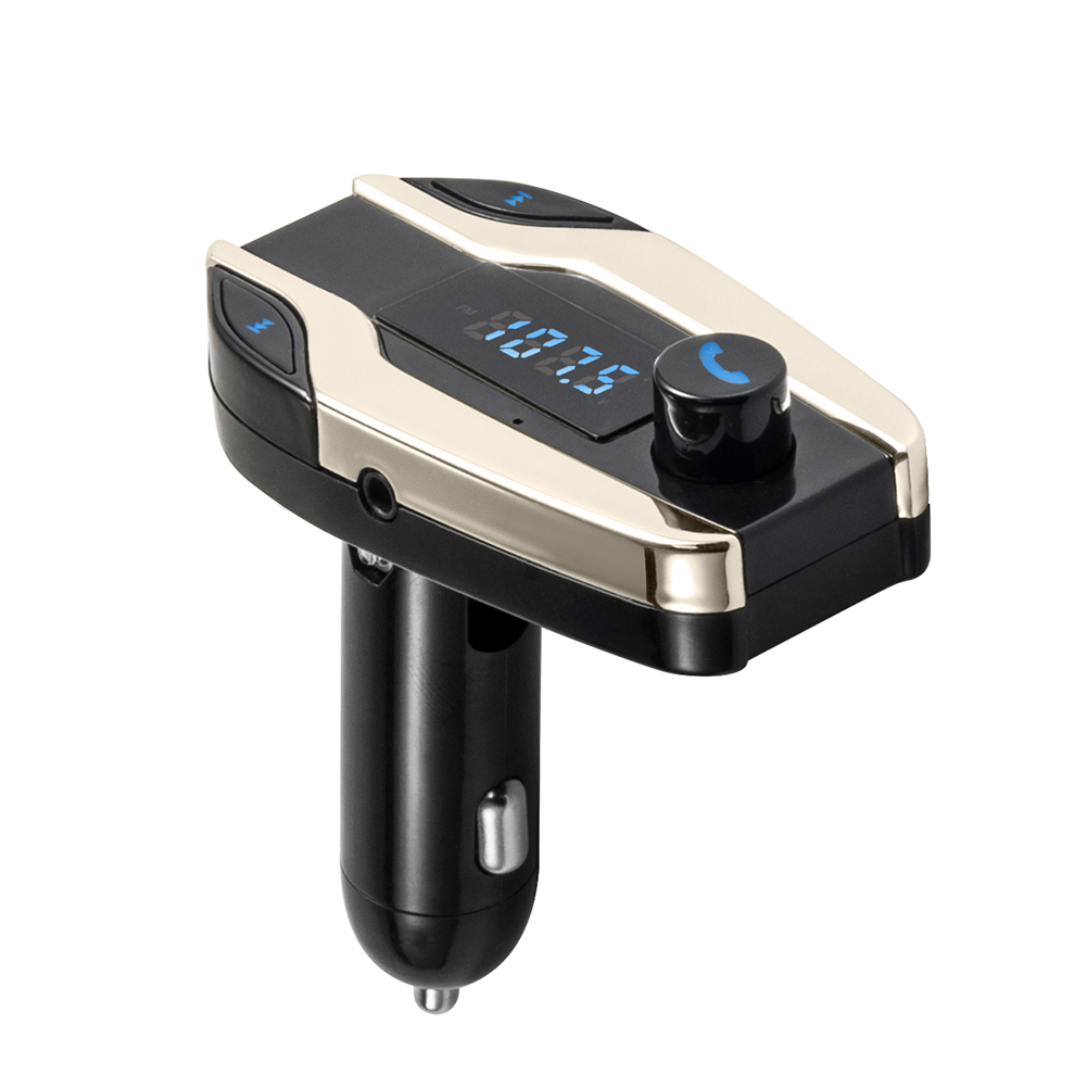 

Car Mp3 Player Bluetooth FM Transmitter (Gold, 501 Original
