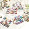 6pcs Diamond Painting Happy Birthdays to You Greeting Card with Envelope for Family Friends Holiday Gift Congratulations