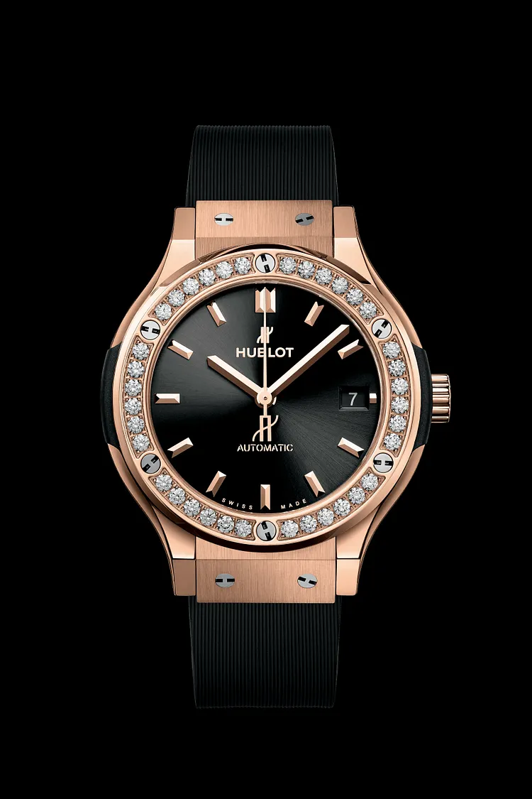 HUBLOT Classic Fusion King Gold Diamonds 38mm 565.OX.1480.RX.1204【Free Shipping】