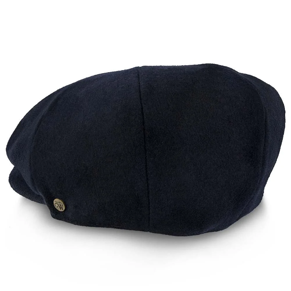 5 Colors - Shelby - Walrus Hat Wool Blend 8 Panel Newsboy Cap